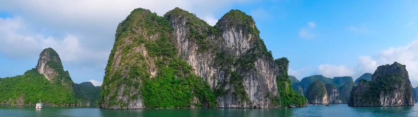Panorama of Halong Bay, Vietnam, Southeast Asia