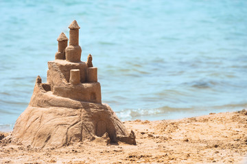 Built House sand castle