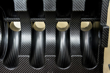 Carbon fiber Kevlar composite material background
