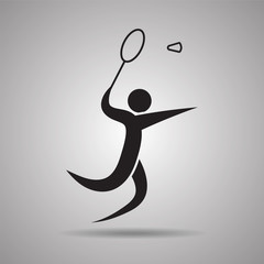 Badminton sport Icon and symbol