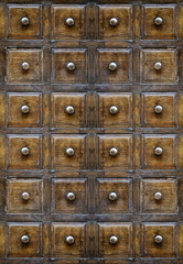 Fototapeta premium Vintage wooden drawers