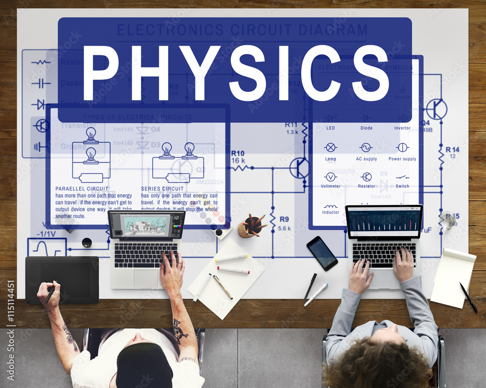 Aufkleber physics complex experiment formula function concept