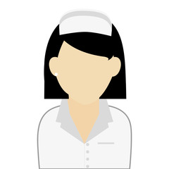 nurse portrait icon