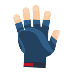 weight lifting gloves icon