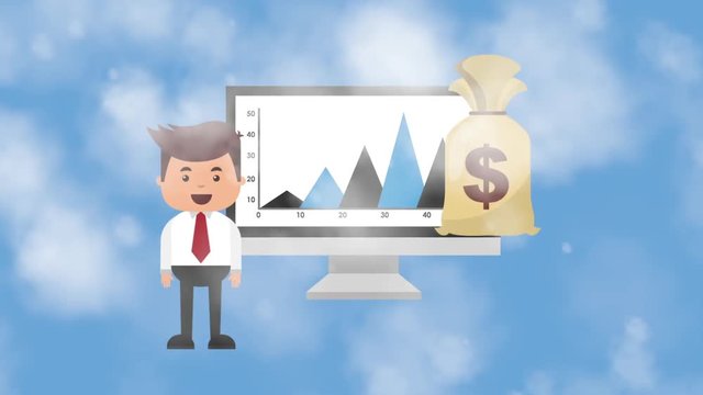 Finance icon design, Video Animation