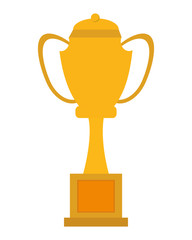 yellow trophy cup icon