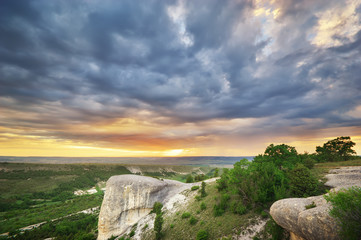 Beautiful mountain landscape.