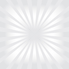 White rays on gray background. Abstract background. Vector