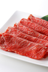 牛肉　すき焼き用肩ロース　Beef