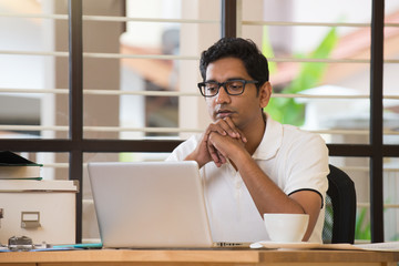 indian business male at office