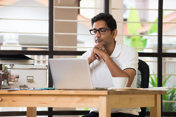 indian business male at office