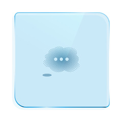 Thought cloud with lines