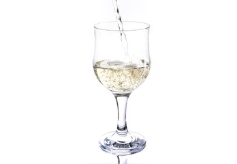Glass wine transparent empty whater object cristal