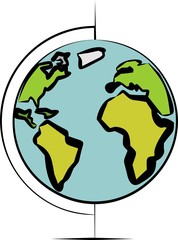 Globe little differently