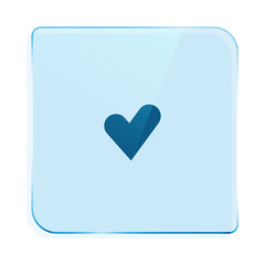The heart and cardiogram icon