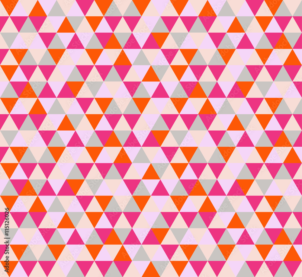 Aufkleber abstract geometric triangle pattern background