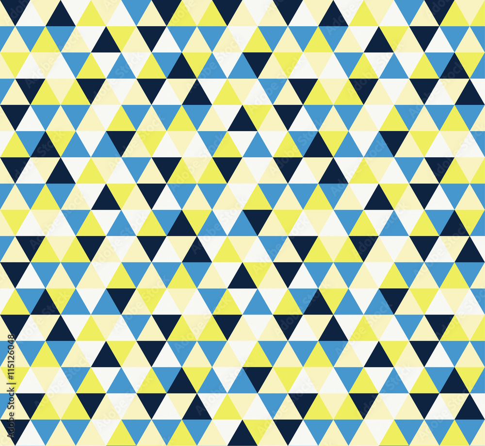 Aufkleber abstract geometric triangle pattern background