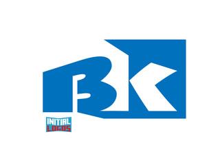 BK Initial Logo for your startup venture
