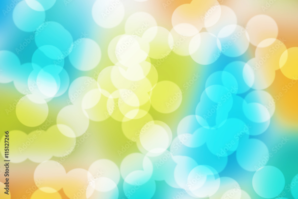 Poster big size of beautiful bright colorful blur bokeh abstract background, this size of picture can use f