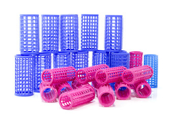 Haarstyling mit Wickler