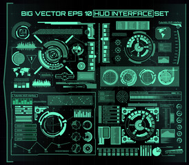 Abstract future, concept vector futuristic blue virtual graphic touch user interface HUD. For web, site, mobile applications isolated on black background, techno, online design, business, gui, ui