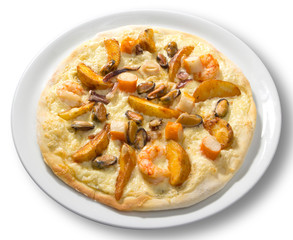 Tarte fish and chips 