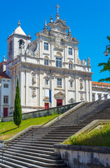 Fototapeta na wymiar Igreja de Sao Joao de Almedina church in Coimbra. Portugal.