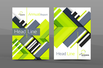 Colorful annual report cover