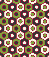 Fototapeta premium Vector modern seamless colorful geometry pattern, color abstract geometric background, pillow multicolored print, retro texture, hipster fashion design