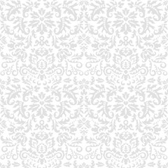 stock vector abstract seamless  pattern. orient floral ornament