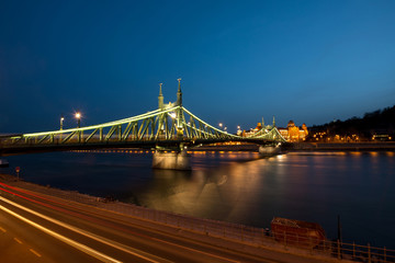 Fototapeta na wymiar Budapest liberty bridge