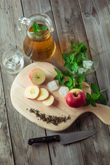 Ingredients for preparation of green tea