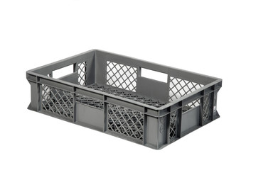 plastic crate grey b
