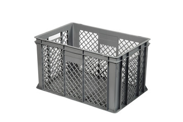 plastic crate grey i