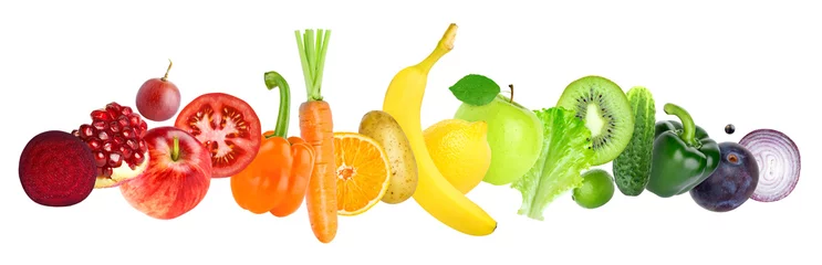 Keuken foto achterwand Verse groenten Fruit en groenten