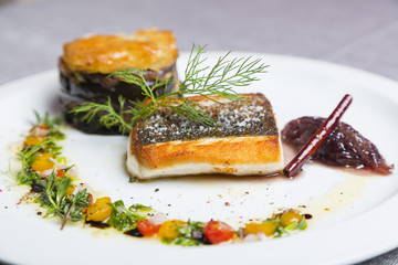 Dos de Cabillaud et ses légumes