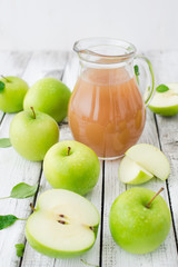 fresh apple juice