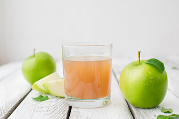 fresh apple juice