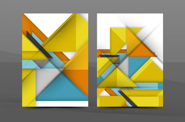 Geometric abstract background