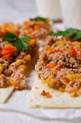 Traditional Asian thin tortilla