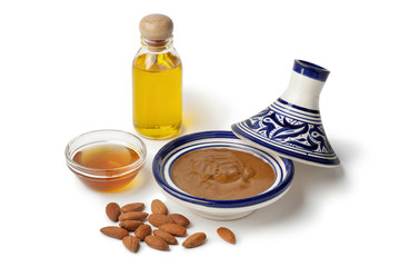Traditional Moroccan almond amlou