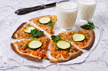 Traditional Asian thin tortilla