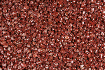 Close up of a natural stone carpet