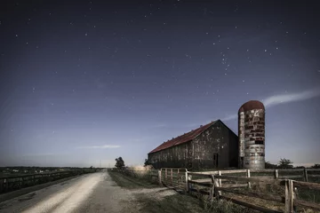 Foto auf Acrylglas Moonlight farm © Alexey Stiop
