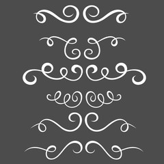 set of ornaments shape, invitations wedding cards, congratulation and greeting card, vector illustration, graphic design