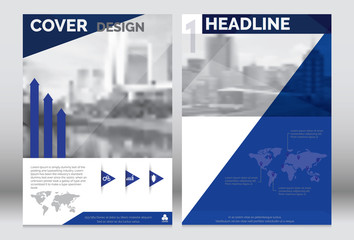 Brochure template layout A4 size