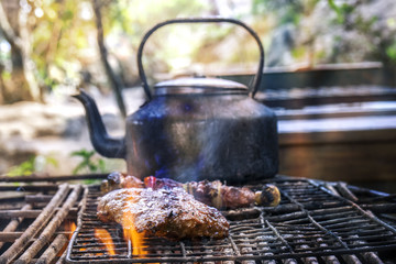 South africa barbecue skewer ribs