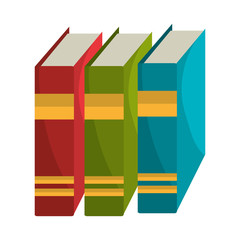 Education and books graphic design, vector illustration isolated icon.