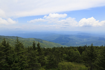 Mount Mitchell in North Carolina Mountains
