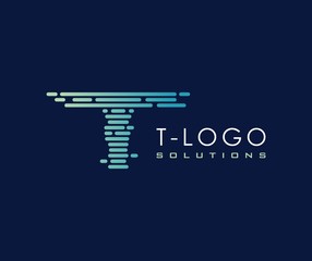 T logo